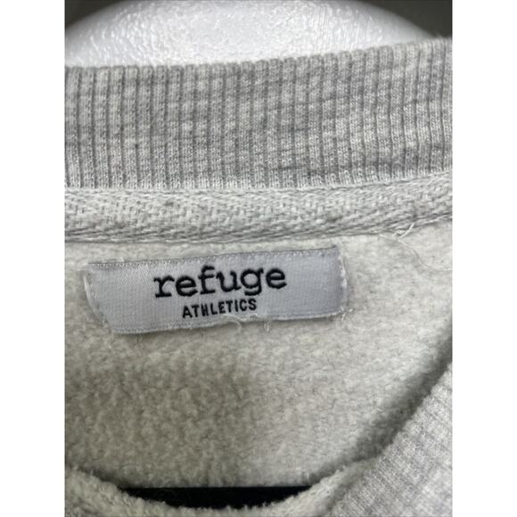 Refuge‎ Athletics Women’s Crop Top Sweatshirt Pullover Crewneck Gray XS Ladies - Picture 4 of 12